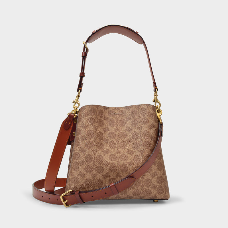 Willow Bucket Hobo Bag - Coach - Tan Rust - Canva