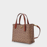 Willow Tote 24 Tote Bag - Coach - Tan Rust - Canva