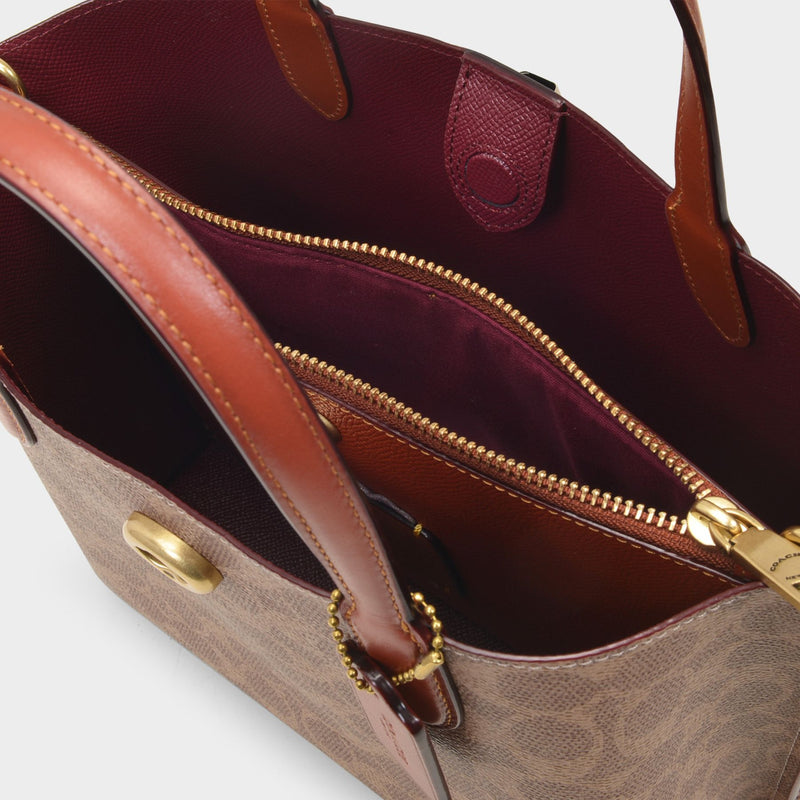 Willow Tote 24 Tote Bag - Coach - Tan Rust - Canva