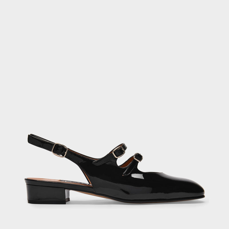 Peach-1324 Pumps - Carel - Black - Patent Leather