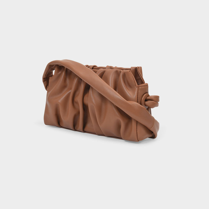 Vague Handbag - Elleme - Brown - Leather