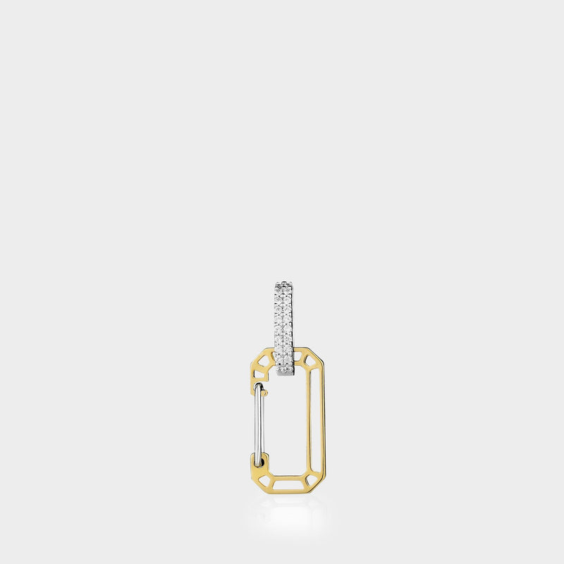 Anima Chiara Earring in 18 carat Gold and diamonds