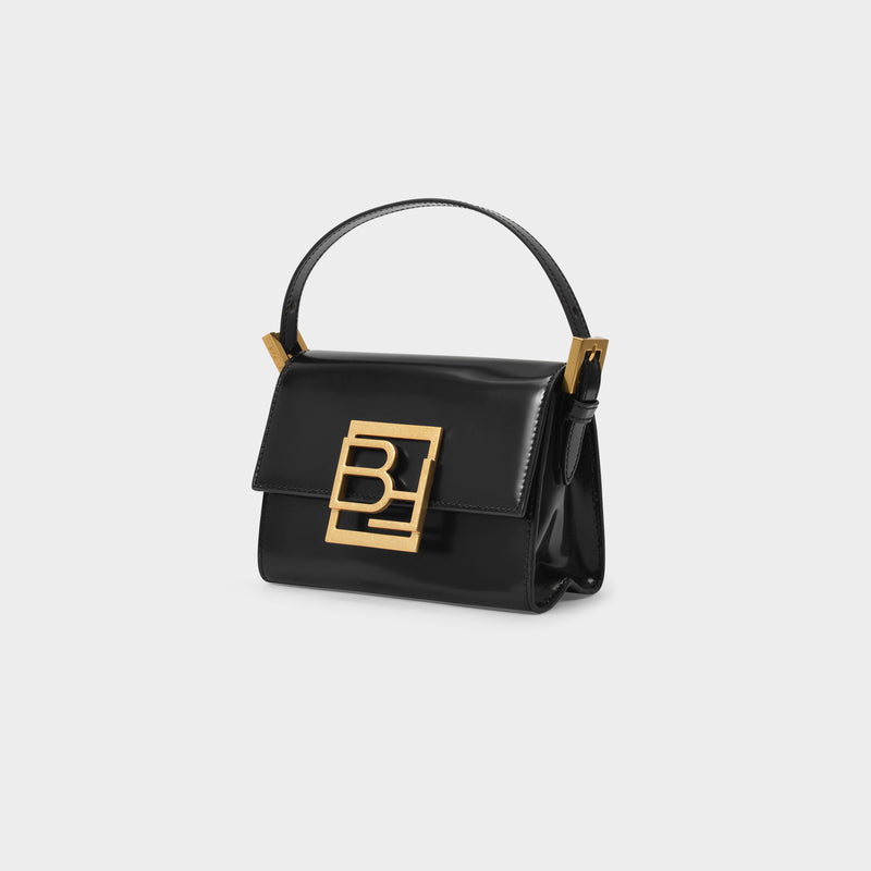 Fran Handbag - By Far - Black - Patent Leather