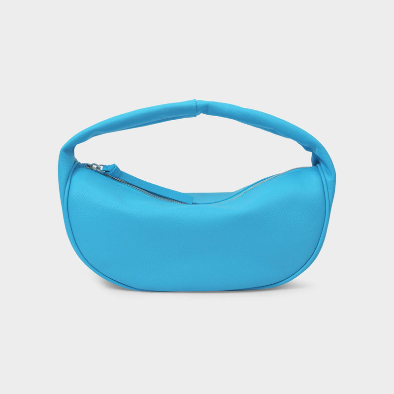 Cush Bag in Blue Leather