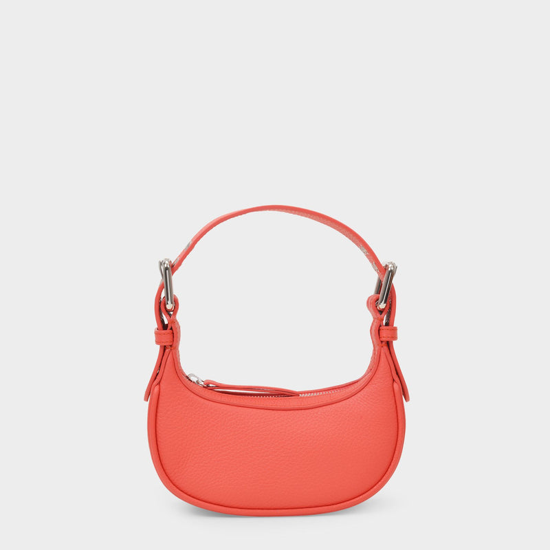 Mini Soho Coral Flat Grain Leather