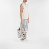 California Tote Bag - Golden Goose - White/Black - Leather