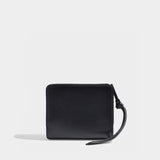 Snapshot DTM Mini Compact Wallet in Black Leather