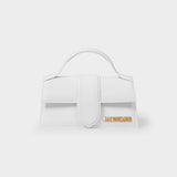 Le Bambino Crossbody - Jacquemus - White - Leather