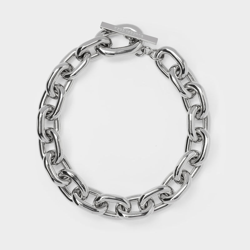 Xl Link Neck Necklace - Paco Rabanne - Silver - Metal