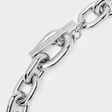 Xl Link Neck Necklace - Paco Rabanne - Silver - Metal