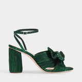 Camellia Sandals - Loeffler Randall - Emerald - Leather