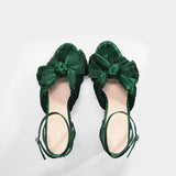 Camellia Sandals - Loeffler Randall - Emerald - Leather