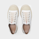 Laced Up Pablo Sneakers - Marni - Lily White - Leather