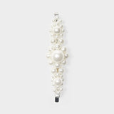 Large Flower Hair Clip - Simone Rocha - Pearl - Beige