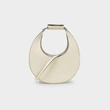 Mini Moon Crossbody - Staud - Cream - Leather