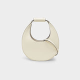 Mini Moon Crossbody - Staud - Cream - Leather