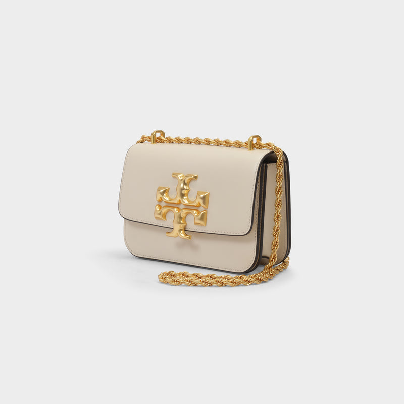 Eleanor Small Hobo Bag - Tory Burch -  New Cream - Leather