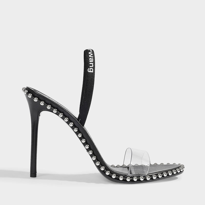 Nova 105 Sandals - Alexander Wang -  Black - Pvc