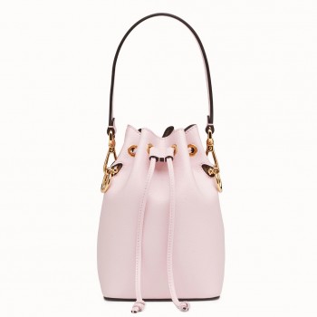 Fendi Mon Tresor Mini Bucket Bag In Pink Calfskin