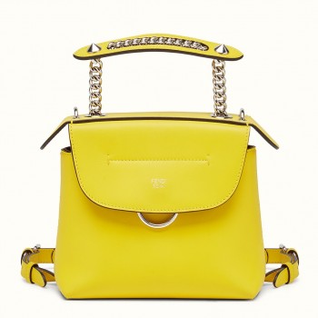 Fendi Yellow Mini Back To School Backpack