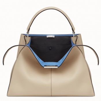 Fendi Beige Peekaboo X Lite Large Bag
