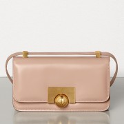 Bottega Veneta Mini BV Classic Bag In Nude Calfskin