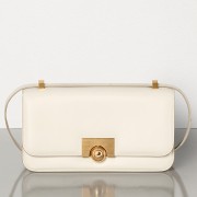 Bottega Veneta BV Classic Bag In White French Calfskin