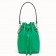 Fendi Mon Tresor Mini Bucket Bag In Green Calfskin