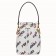 Fendi White Mon Tresor Mini Bucket Printed Bag