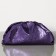 Bottega Veneta The Pouch Clutch In Viola Metallic Leather
