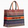 Dior Book Tote In Multi-coloured Embroidered Canvas