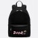 Dior X Kaws Black Nylon Backpack With Pink Dior logo