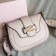 Dior D-Fence Saddle Bag In Ivory Calfskin