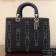 Dior Large Lady Dior Bag In Black Studded Calfskin