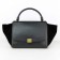 Celine Black Classic Trapeze Suede Leather Bag