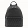 Fendi Black Large Logo-embossed Leather Backpack