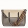 Fendi Flip Regular Tote Bag In Grey Calfskin Leather