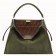Fendi Green Peekaboo X Lite Large Suede Bag