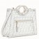 Fendi White Large PU Runaway Shopper Bag