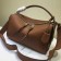 Fendi Lei Selleria Boston Bag In Camarel Roman Leather